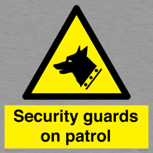 Security guards on patrol